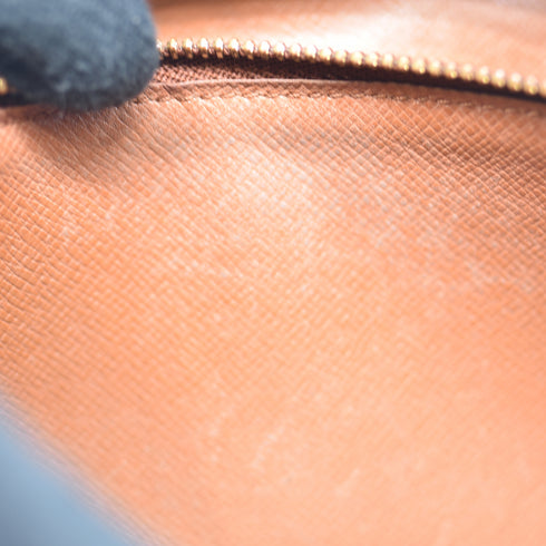 路易威登 Pochette Portomone Credit Monogram 双折长钱包 PVC 皮革 棕色